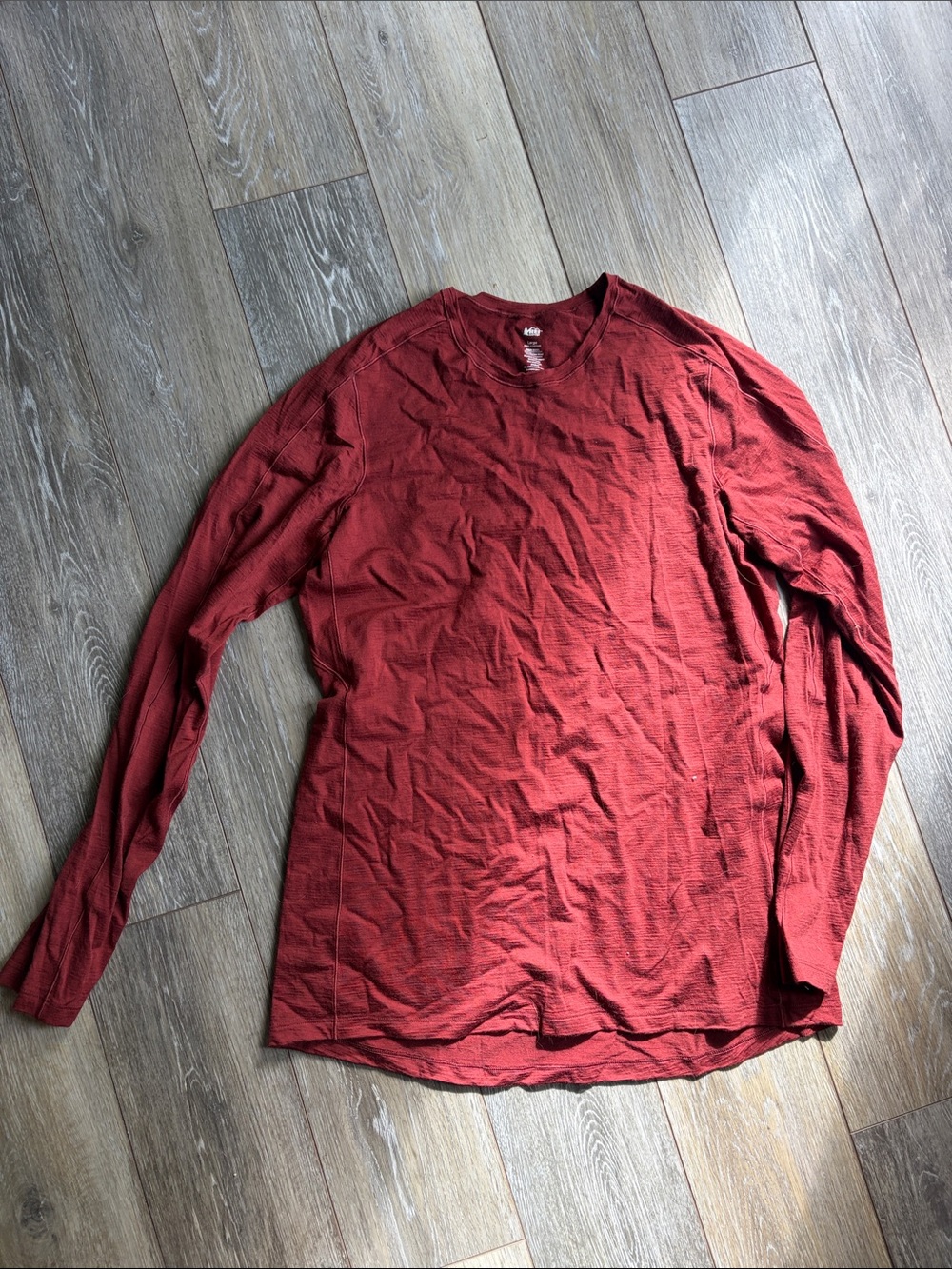 Womens REI merino baselayer - Red